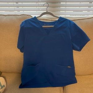 Figs top-Royal Blue